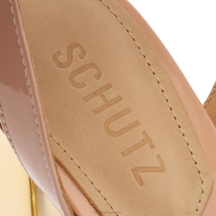 Schutz N42F66filipa rugan sandalet bej
