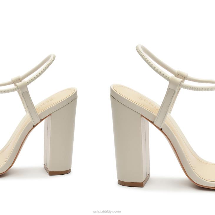 Schutz N42F76gimenez deri sandalet inci