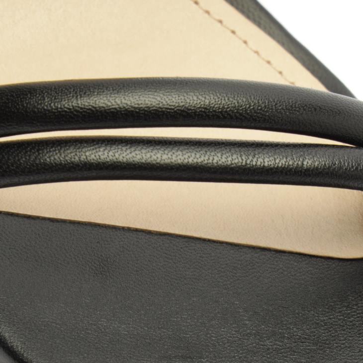 Schutz N42F81gimenez orta deri sandalet siyah