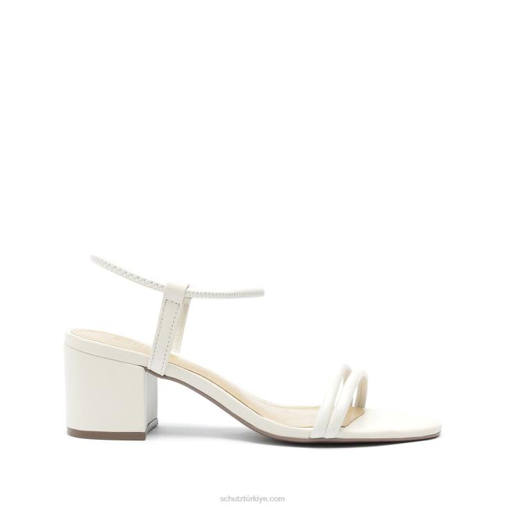 Schutz N42F82gimenez orta deri sandalet inci