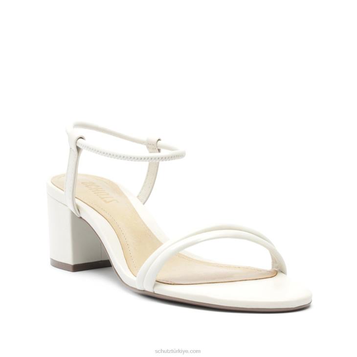 Schutz N42F82gimenez orta deri sandalet inci