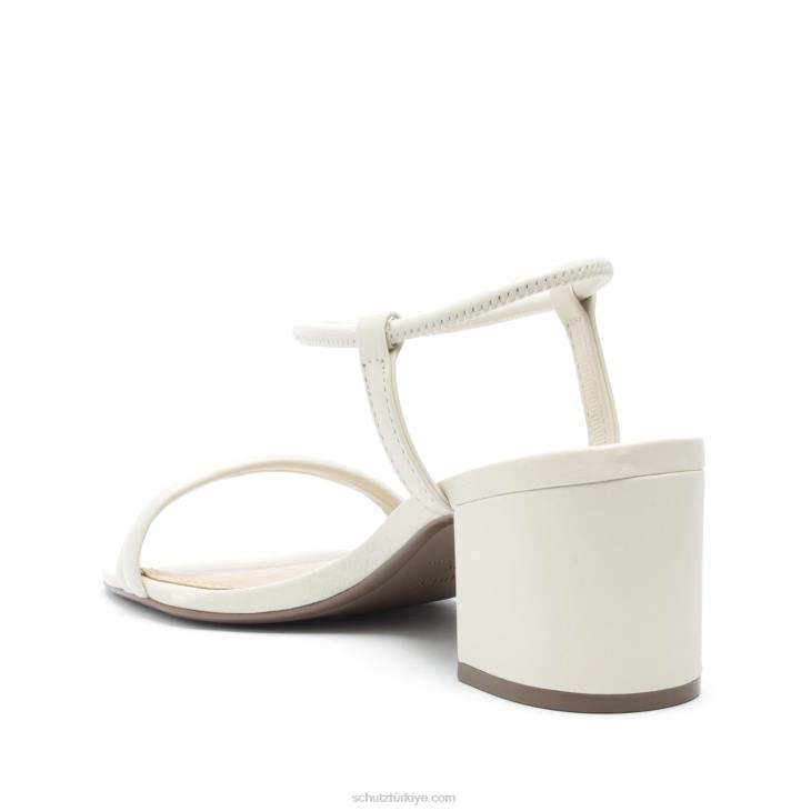 Schutz N42F82gimenez orta deri sandalet inci