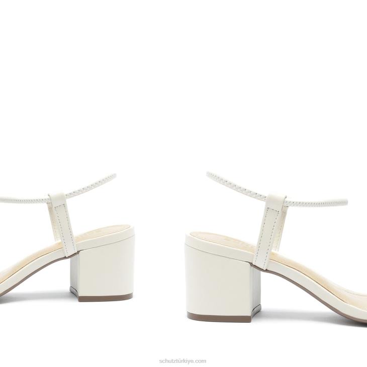 Schutz N42F82gimenez orta deri sandalet inci
