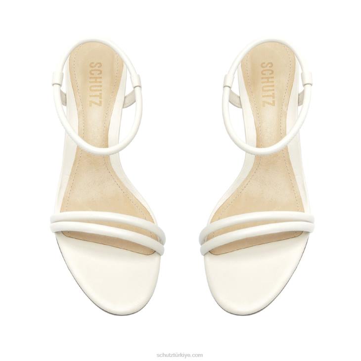 Schutz N42F82gimenez orta deri sandalet inci