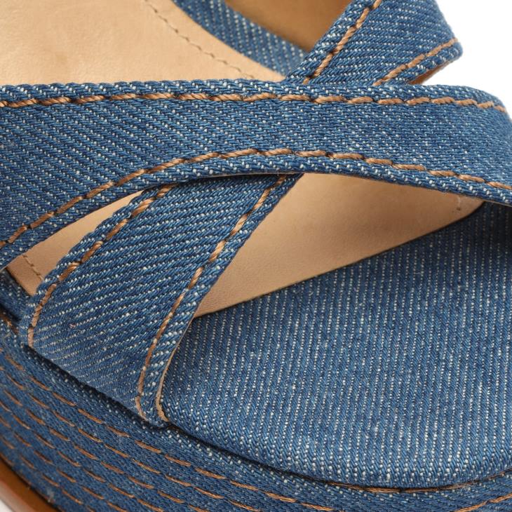 Schutz N42F83keefa rahat kot sandalet mavi