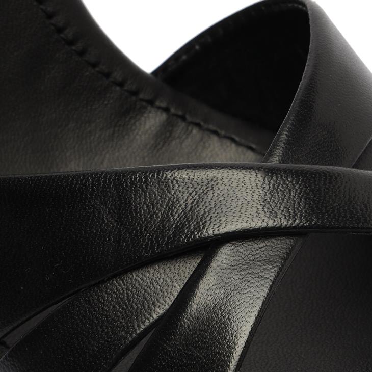 Schutz N42F84keefa yüksek nappa deri sandalet siyah