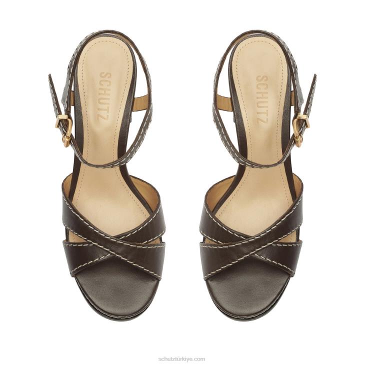 Schutz N42F85keefa rahat sandalet yeni bizon