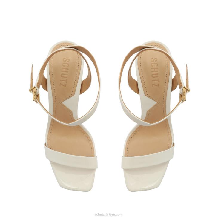Schutz N42F86filipa rugan sandalet beyaz