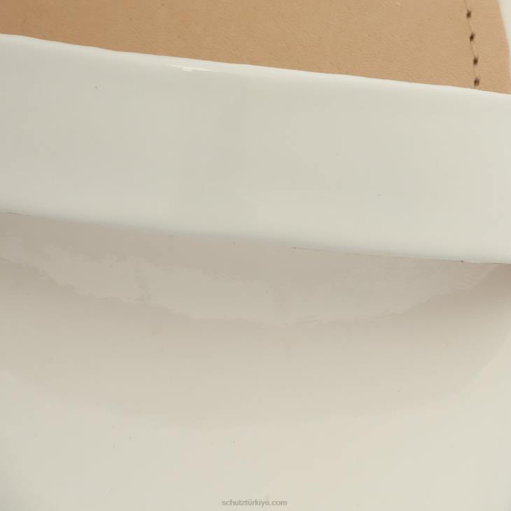 Schutz N42F86filipa rugan sandalet beyaz