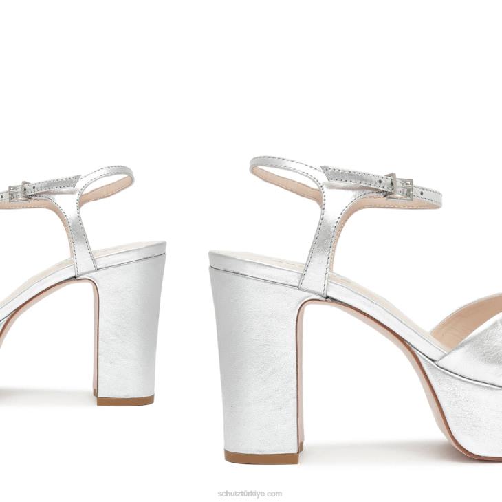 Schutz N42F87keefa sandalet gümüş