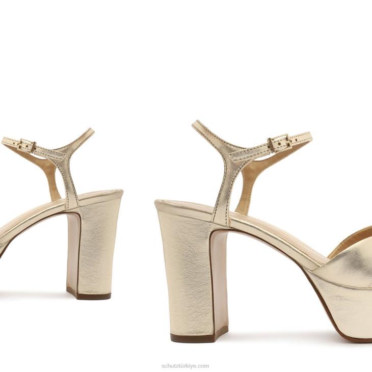 Schutz N42F88keefa sandalet altın