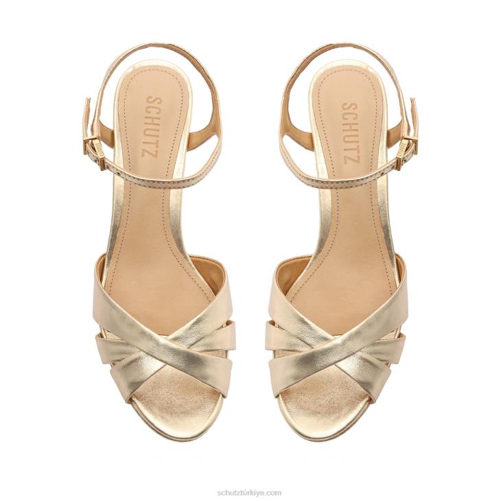 Schutz N42F88keefa sandalet altın