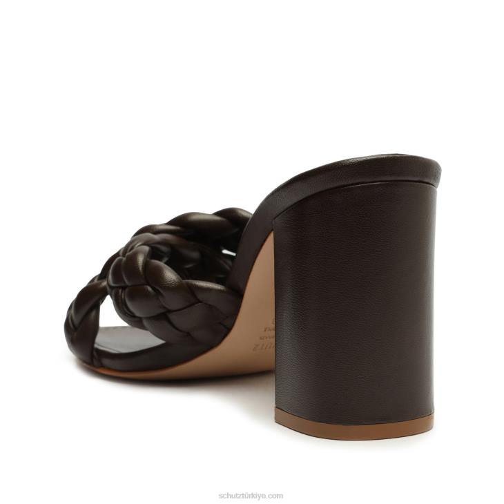 Schutz N42F91cicely blok sandalet yeni bizon