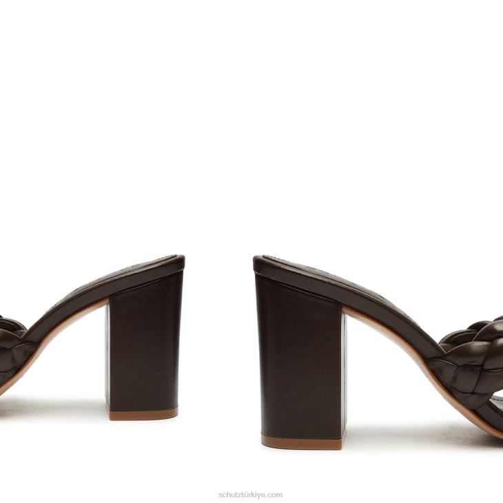 Schutz N42F91cicely blok sandalet yeni bizon