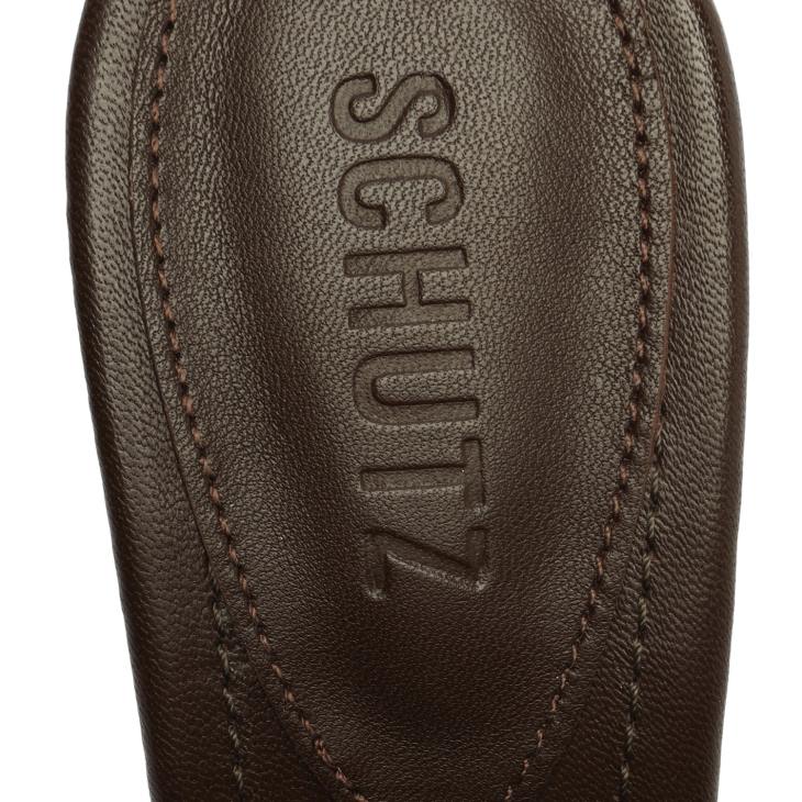 Schutz N42F91cicely blok sandalet yeni bizon