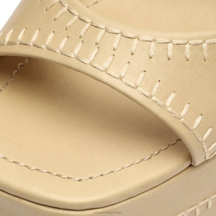 Schutz N42F96lenne indie nappa deri sandalet badem tutkunu